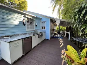 Backyard with Grill